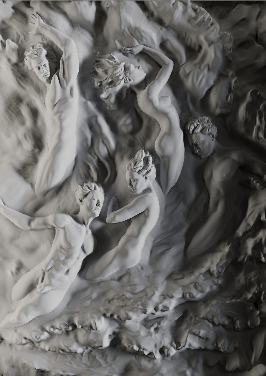 Трехмерная декоративная гипсовая панель WallDeco DEVIL'S ADVOCATE ARCH-00047653 - Вид №1