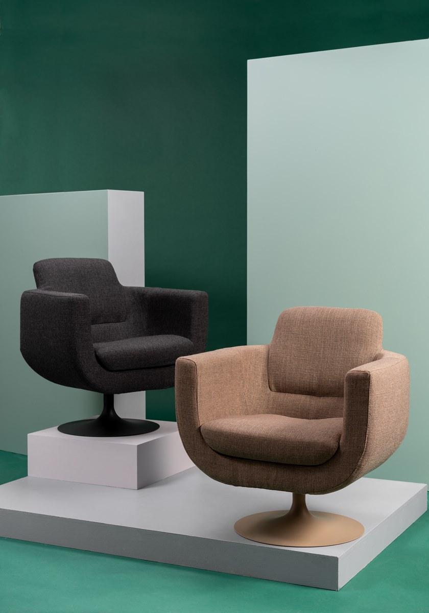 Pols Potten Вращающееся кресло из ткани  556-020-001  - Вид №6