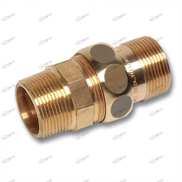 22241R SANHA 224 компресионное соединение, сгон Об-Об, латунь 1 мм 