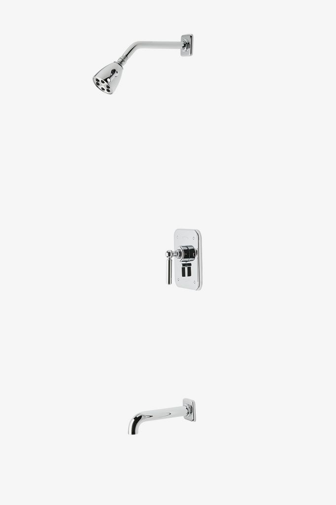 LDSP04 Комплект для душа Ludlow с балансировкой давления, душевой лейкой 2 3/4 дюйма и изливом ванны Waterworks 