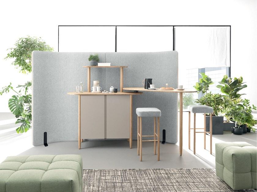 Martex Свободно стоящая офисная перегородка из ткани Nucleo sun-id-1407612 - Вид №3