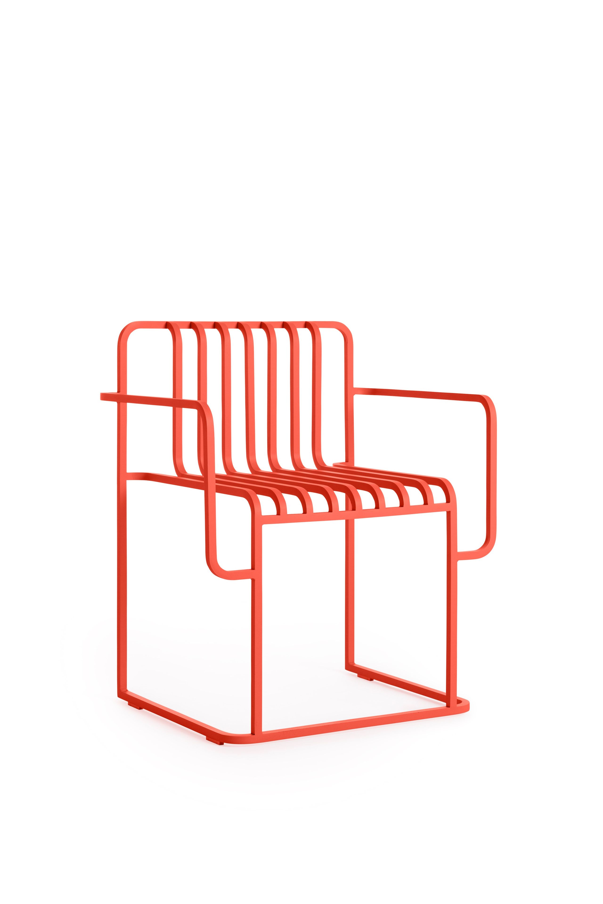 Алюминиевый стул с подлокотниками Diabla гриль ARCH-00143391 - Вид №10