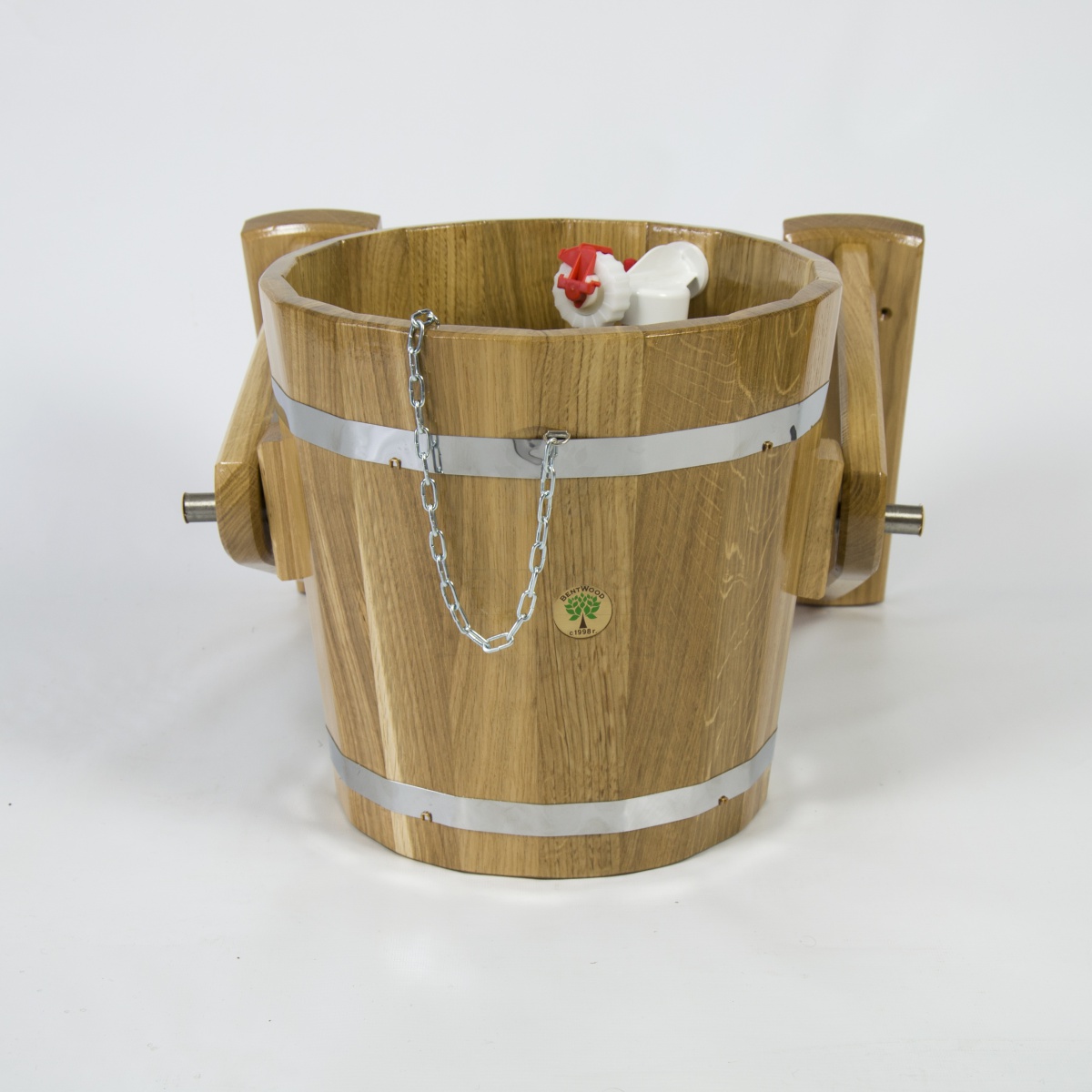 145 Обливное устройство из дуба 12 литров (дуб натуральный) Alyarus  - Вид №2