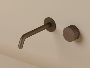 Латунный настенный смеситель для раковины с 2 отверстиями