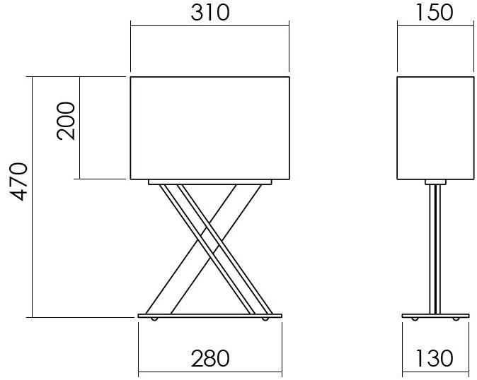 NEXO LUCE Настольная лампа из металла Oxen table lamp 2219d0 - Вид №3