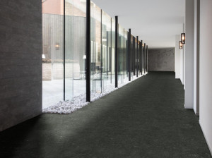 Противоскользящий виниловый пол с эффектом цемента