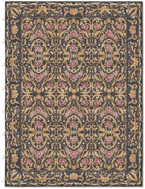 Tapis Rouge Прямоугольный коврик ручной работы Modern classics Tr1543