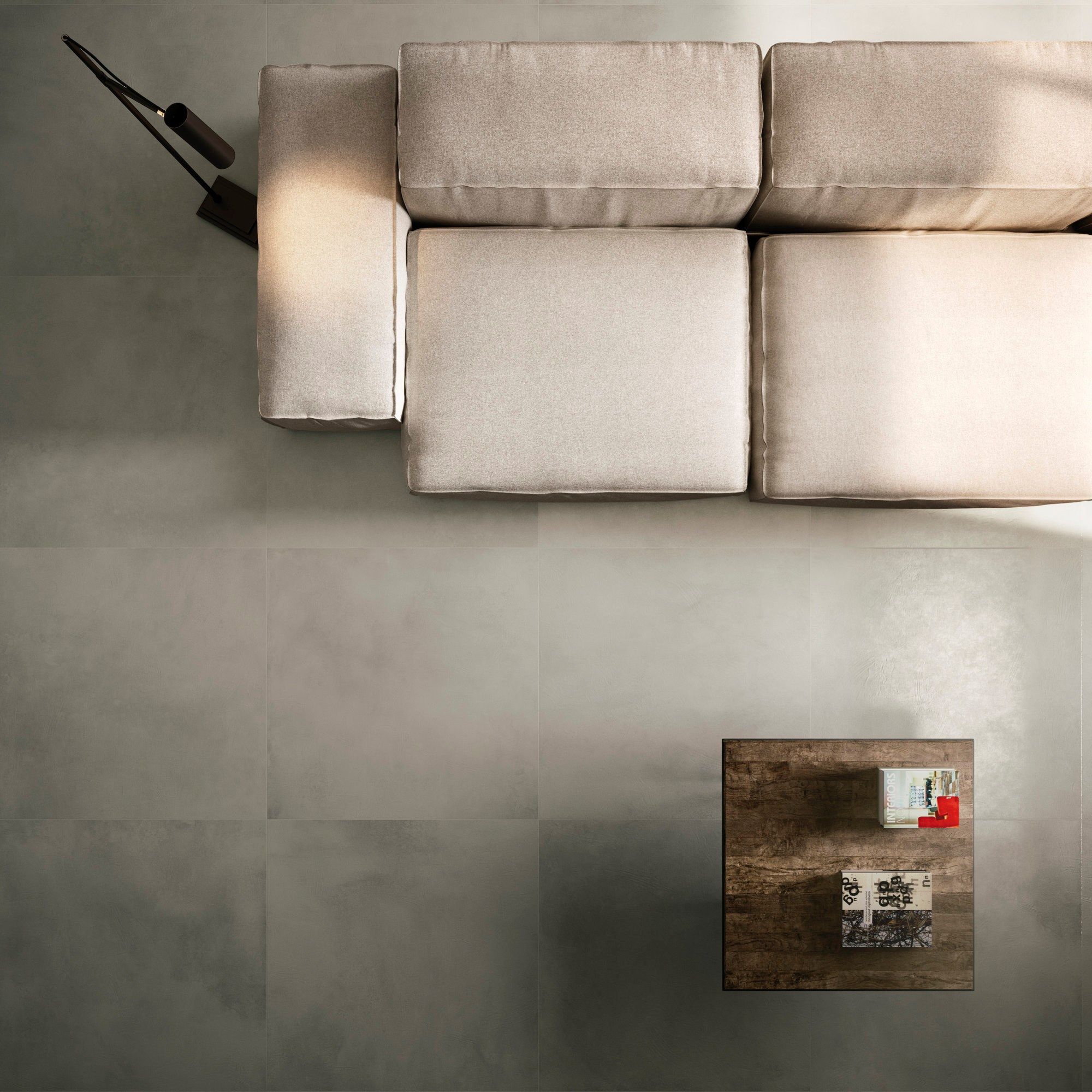 Пол / керамогранит с эффектом цемента Fiandre HQ.Resin Maximum ARCH-00150199 - Вид №1