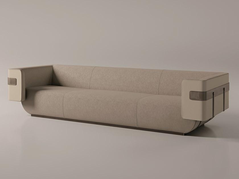 Longhi 3-х местный кожаный диван Loveluxe 2019 – rhythm collection sun-id-1443884 - Вид №3