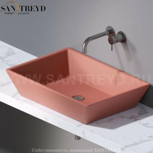 L292142 Накладная раковина на столешницу  прямоугольная A. e T. Italia PRISMA