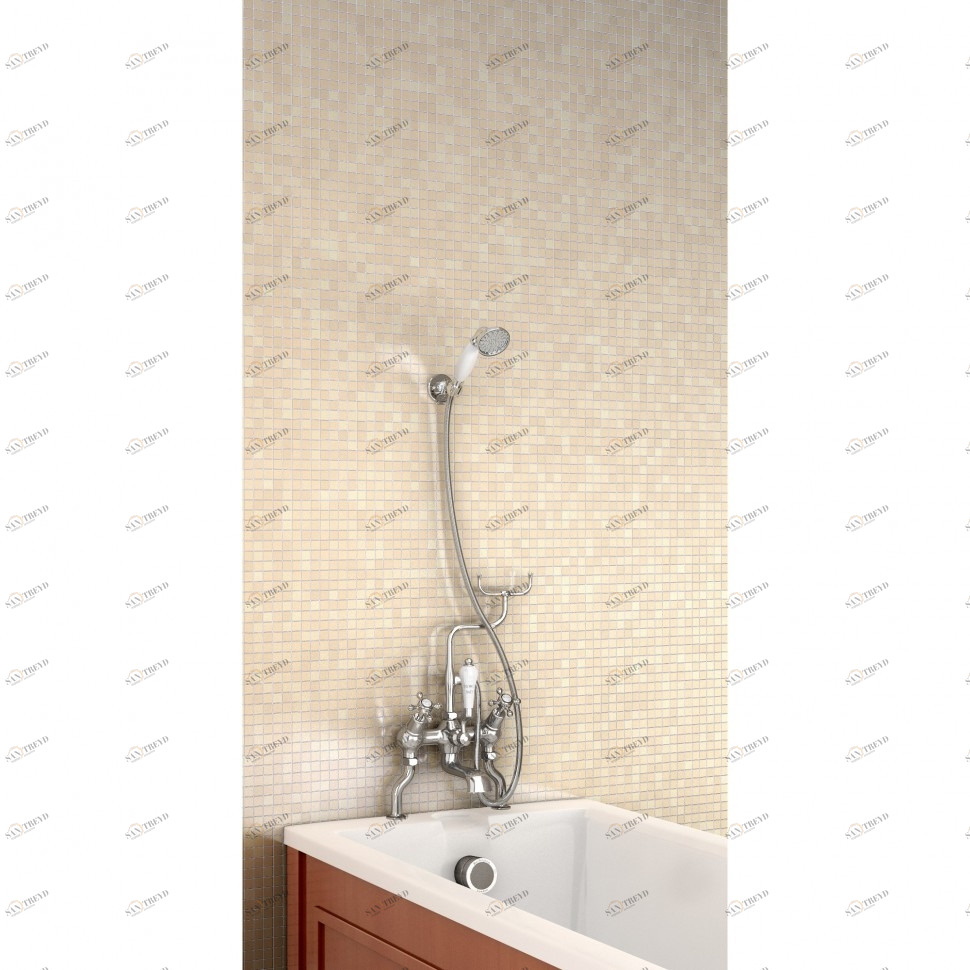 Душевая стойка сосмесителем "под наклоном" [H228-CL] Claremont Burlington T9-QT, T18, T1, V18 