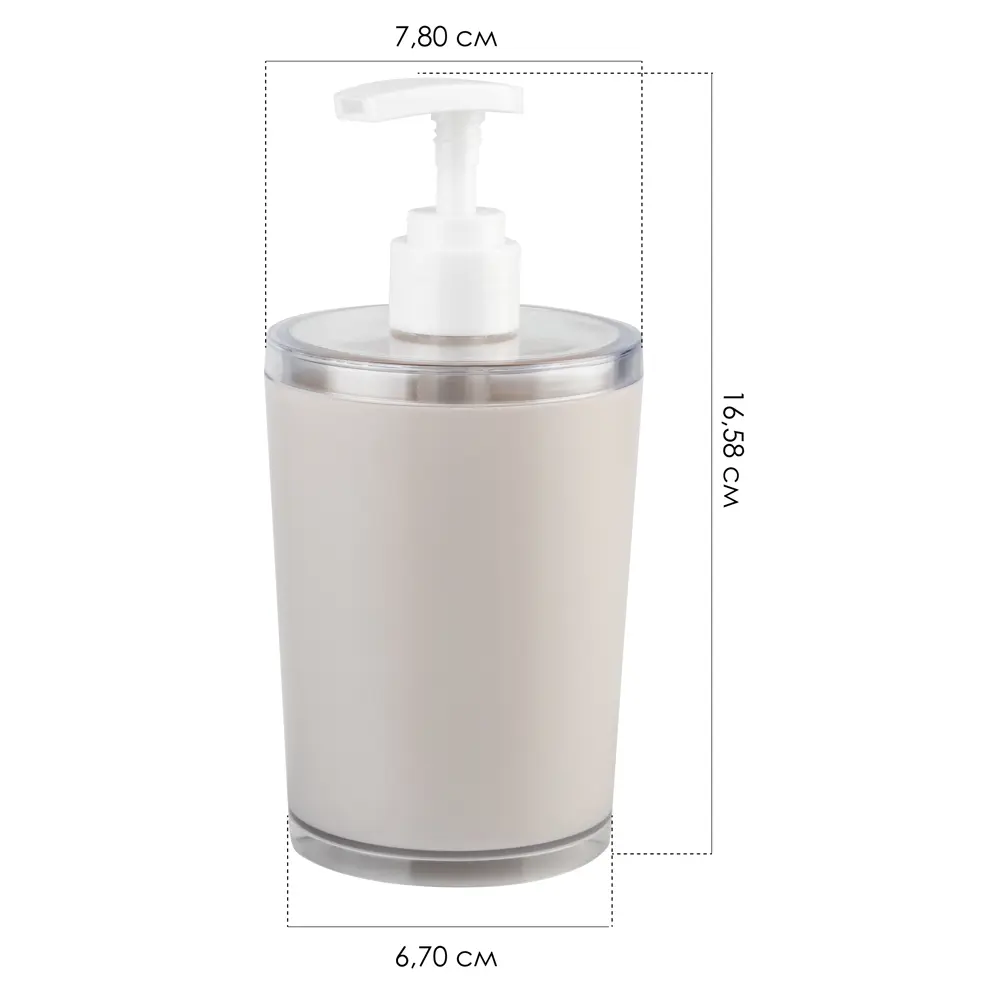 Дозатор для жидкого мыла Berossi Joli в стиле платина 89377130 STLM-1400580 - Вид №7