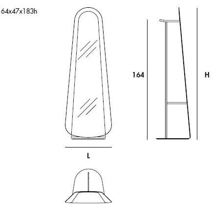 Sovet italia Овальное постоянное зеркало Clessidra sun-id-1482489 - Вид №8