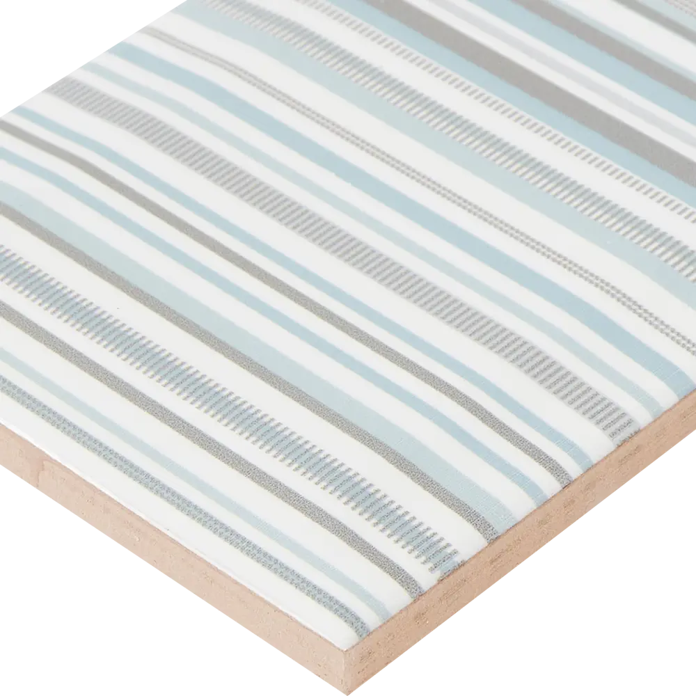 Декор настенный Kerama Marazzi Аккорд 8.5x28.5 см глянцевый цвет бело-зеленый STLM-2012024 - Вид №2