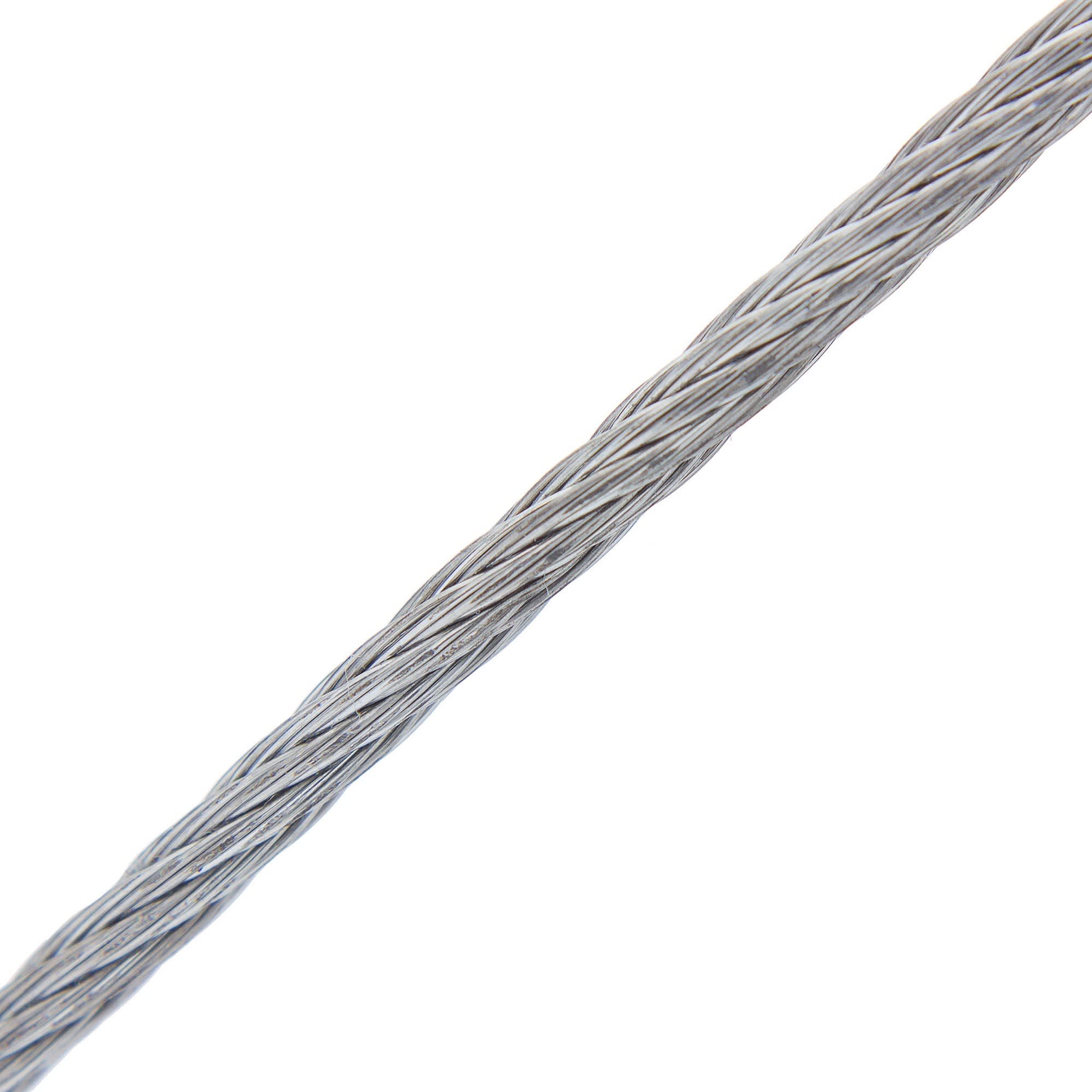 15956056 Трос стальной DIN 3055 2 мм 100 м, цвет цинк Santreyd  - Вид №1