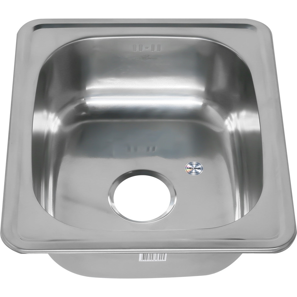 Мойка 4842 MELANA 0,8/180 врезная прямоугольная с сифоном (237 t *10) 237 t (*10)