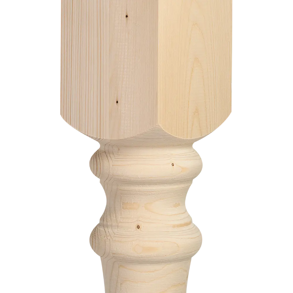 Столб Симметрия сращенный хвоя сорт Оптима 90x90x1178 мм Santreyd STLM-2186121 - Вид №2