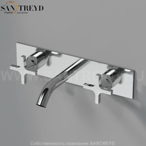 Встроенный смеситель AMEM321S MEMORY для раковины хромированный