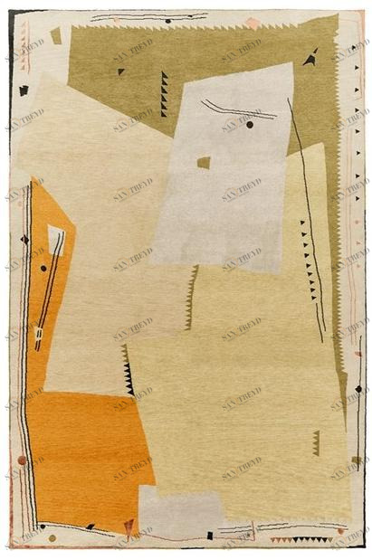 Toulemonde Bochart Прямоугольный коврик из шерсти и бамбукового волокна The designers sun-id-1392330