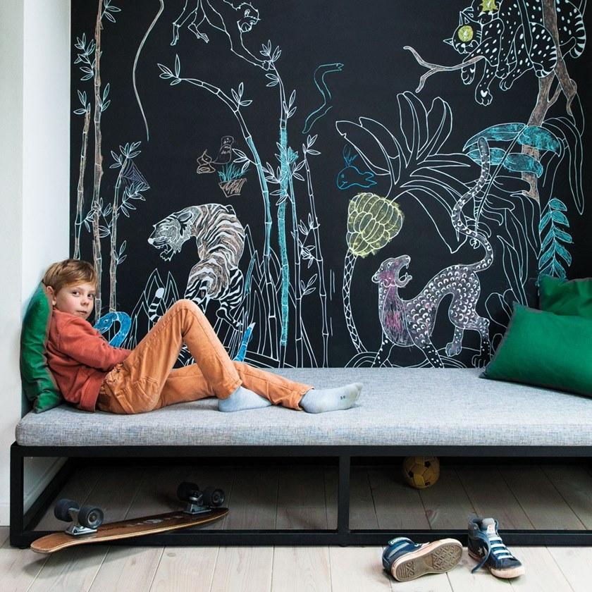 Groovy Magnets Магнитные виниловые обои Chalkboard Kmb-ju-mo-wh - Вид №5