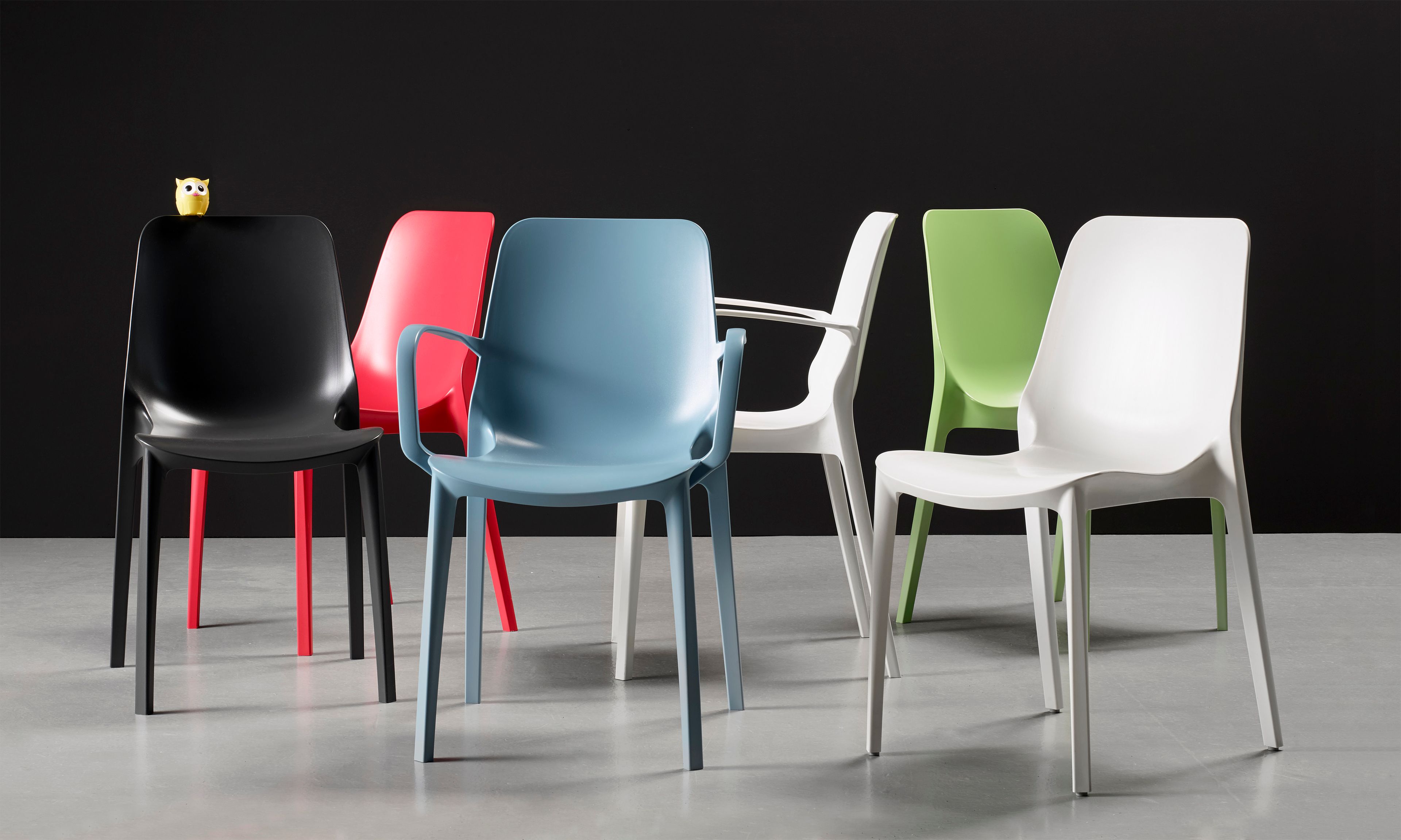 Штабелируемый стул из инженерного пластика S-CAB Женева ARCH-00147058 - Вид №1