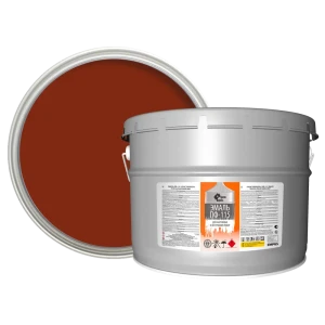 Эмаль Простокраска ПФ-115 полуматовая цвет коричневый 10 кг