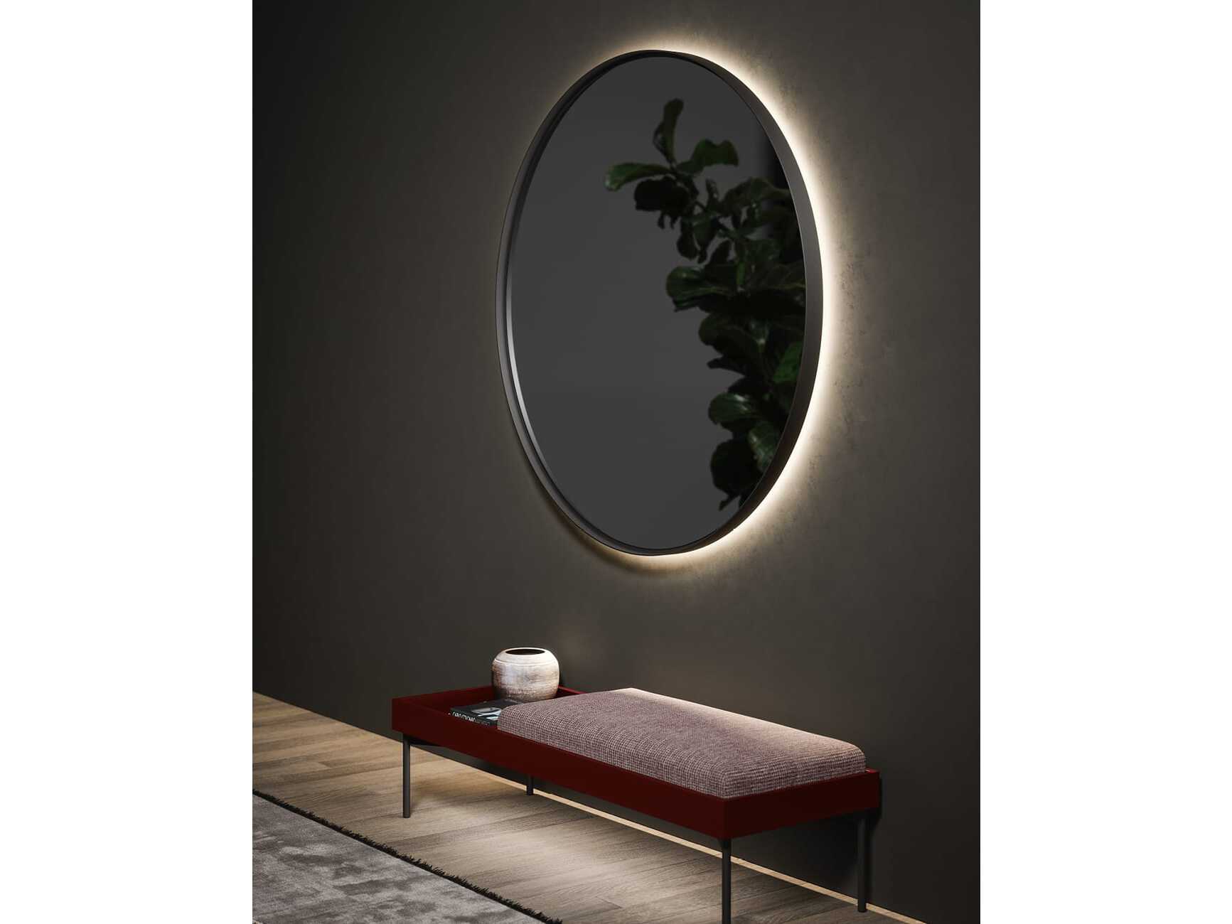 Круглое зеркало со встроенным настенным освещением Novamobili ASTRID ARCH-00081311 - Вид №2