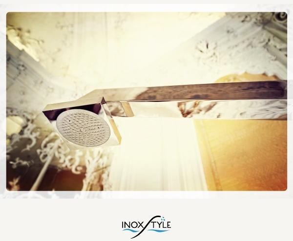 Inoxstyle Летний душ из нержавеющей стали Tecno cube 01015 - Вид №3