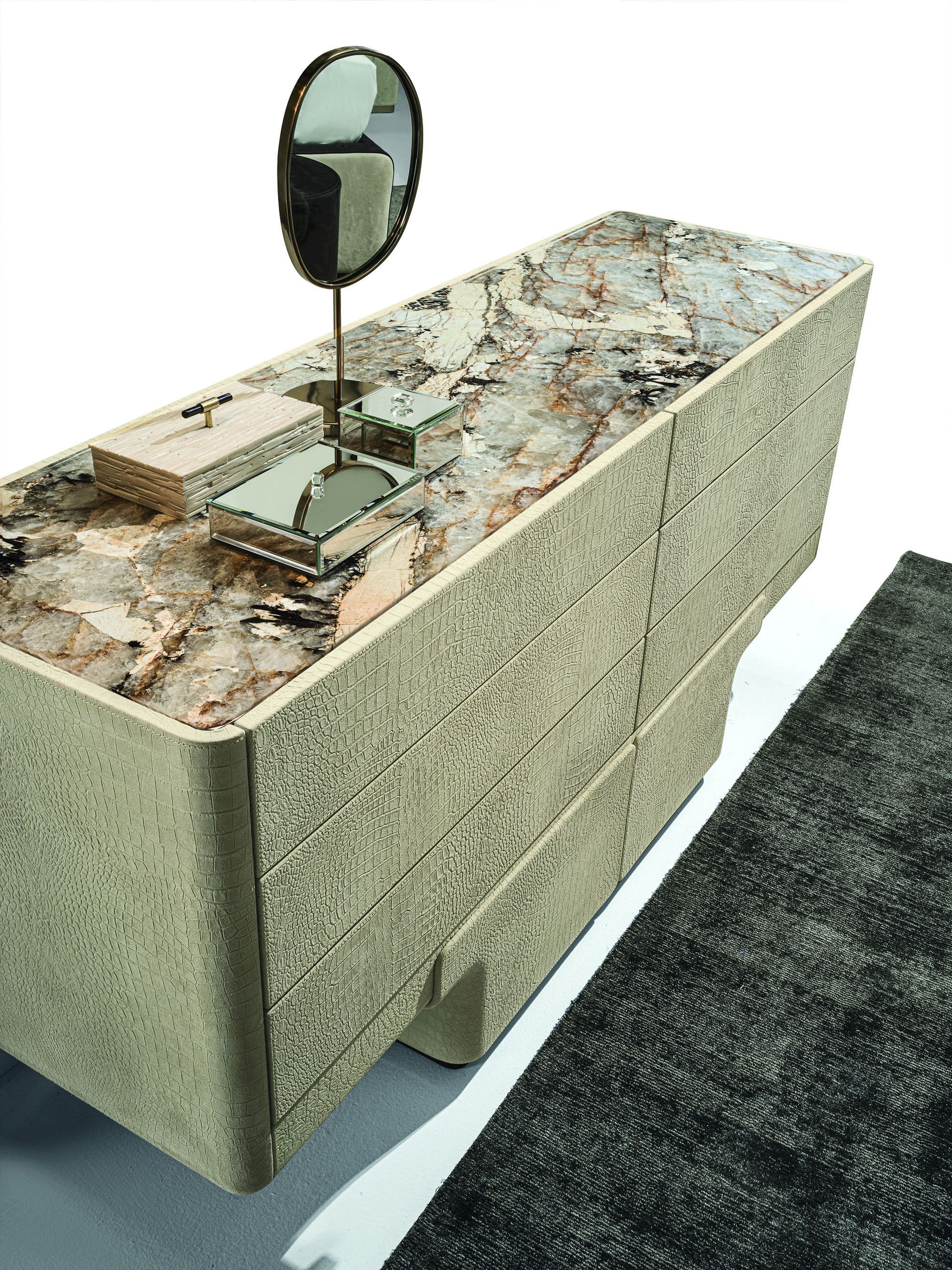 Кожаный комод Longhi Loveluxe 2020-Sartoria collection ARCH-00022949 - Вид №1