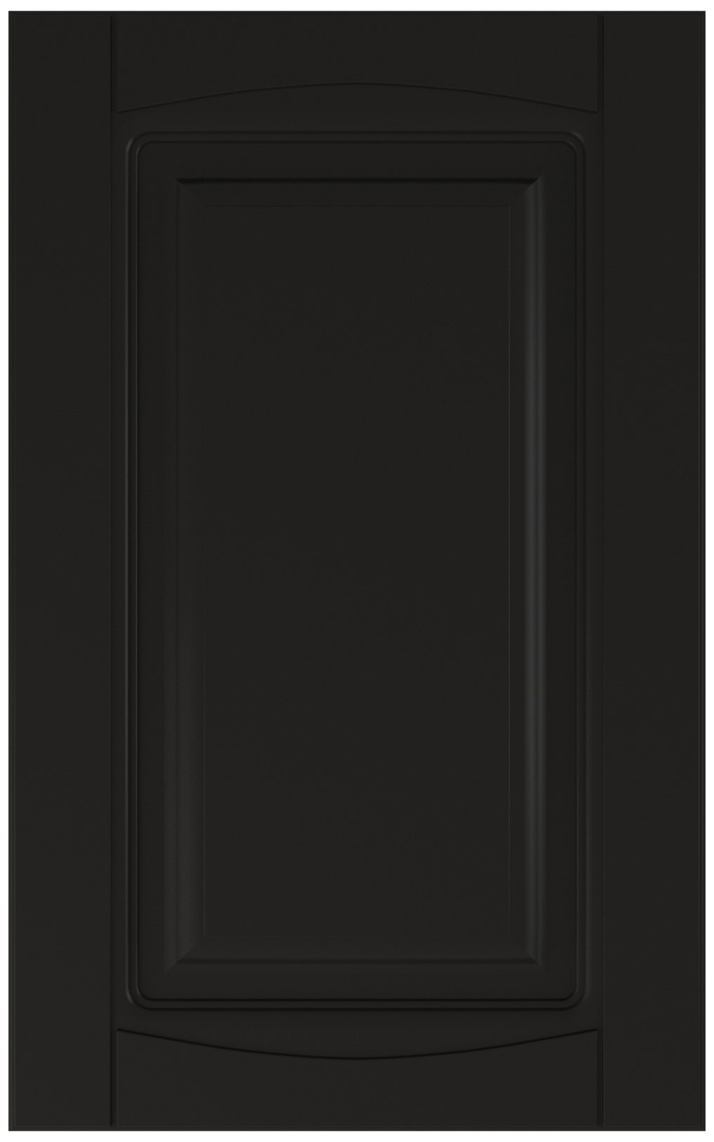 Фасады для кухни Кантри Фрезеровка «Кембридж» Черный грифельный №300 SIDAK SIST155-10383