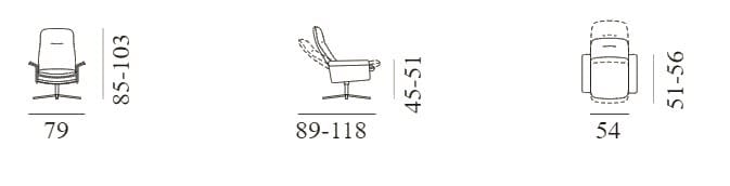 Кожаный спиц кресло с подголовником de Sede DS-55 ARCH-00077545 - Вид №13