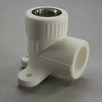 Угольник комбинированный с креплением(вн.рез.) 20-1/2 Grise PP-R