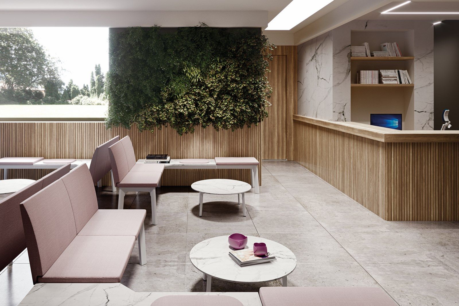 Низкий журнальный столик из ламината Pointhouse ARCH-00111148 - Вид №1