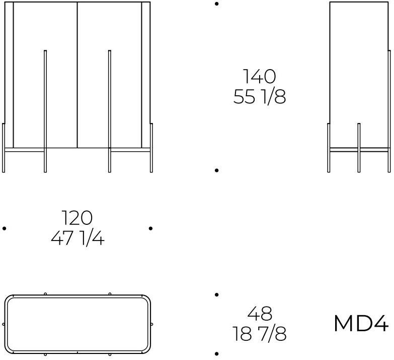 Liu Jo Living Collection Буфет из лакированной мдф с распашными дверцами Ceci est un caillou Cmb md4 - Вид №6