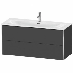 XS432604949 Тумбочка подвесная XSquare #XS4326 1210 x 478 мм Графит матовый, декор