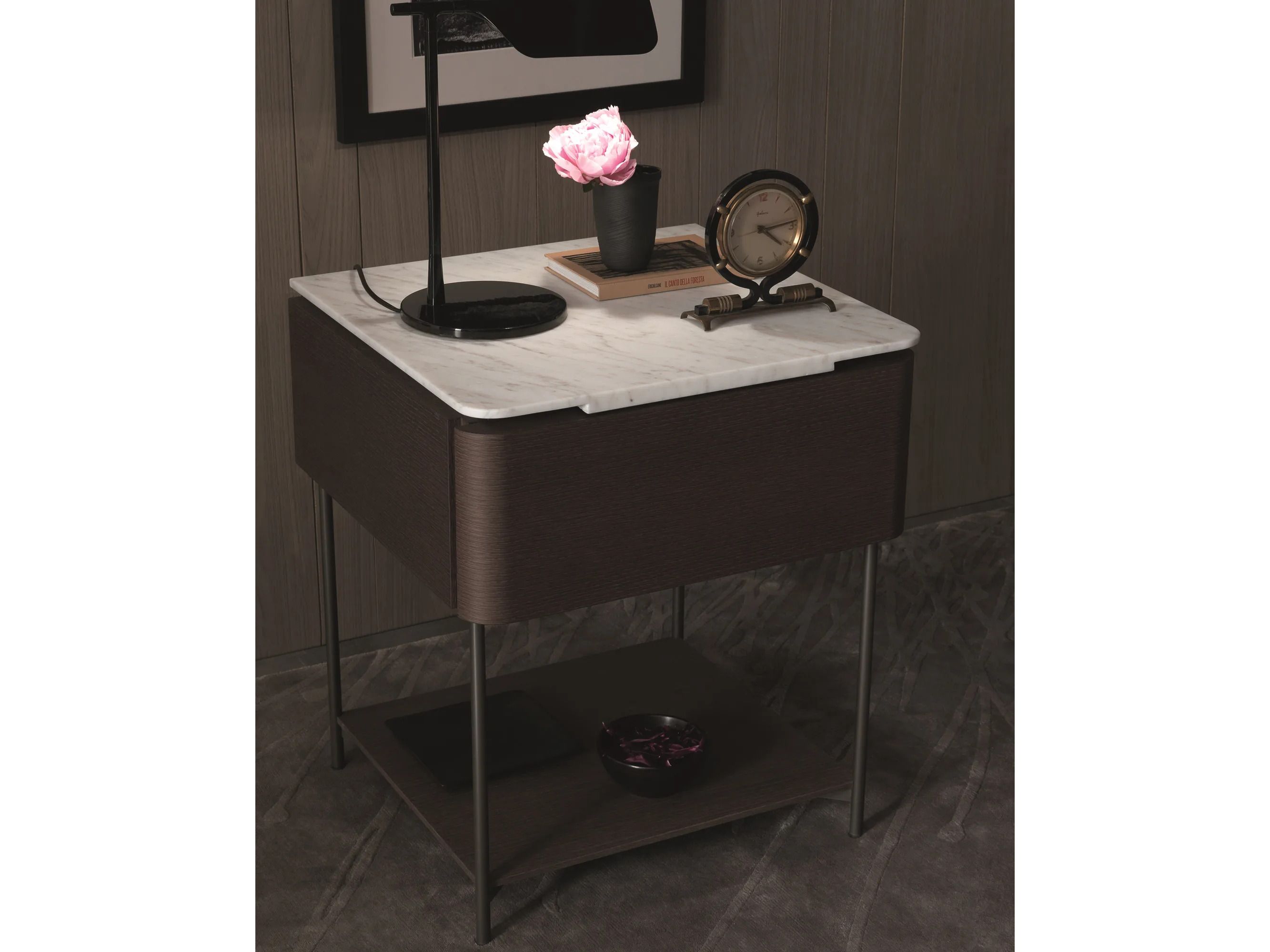 Деревянная тумбочка с мраморной столешницей MisuraEmme LINDO ARCH-00125029 - Вид №5
