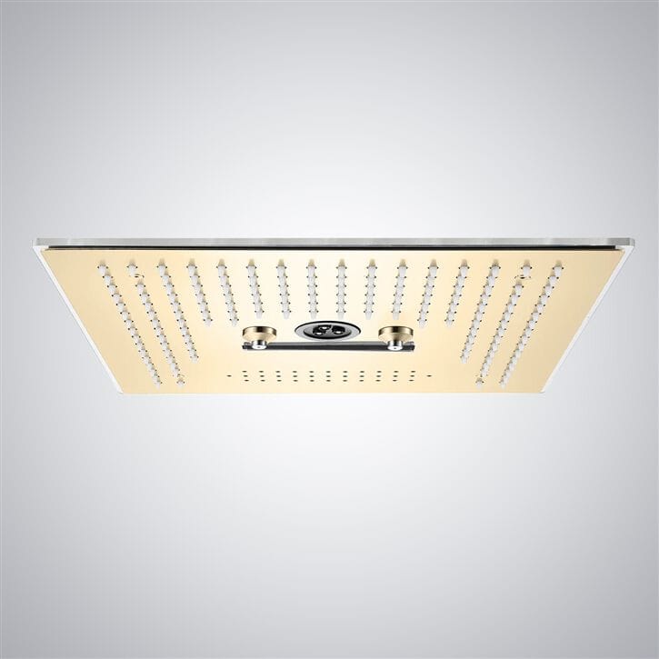 Светодиодная потолочная душевая головка из нержавеющей стали Fontana Showers Luxe Fontaine ARCH-00070123 - Вид №1