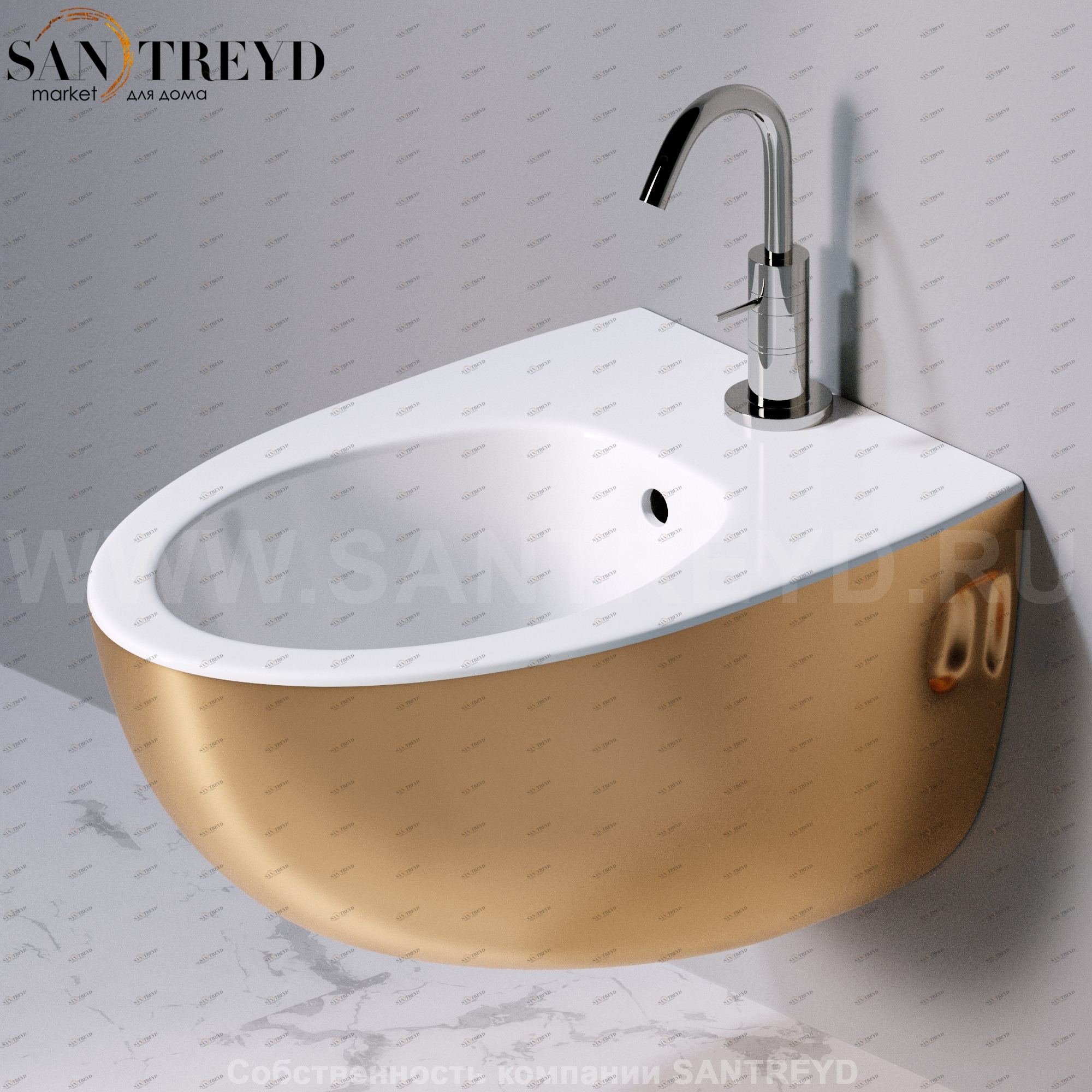 S512350 Биде подвесное OVAL A. e T. Italia AeT ITALIA