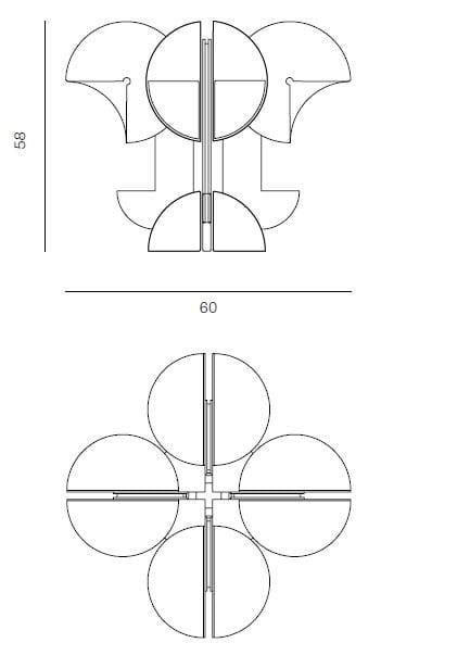 Алюминиевая регулируемая светодиодная настольная лампа Martinelli Luce скребок ARCH-00053467 - Вид №2
