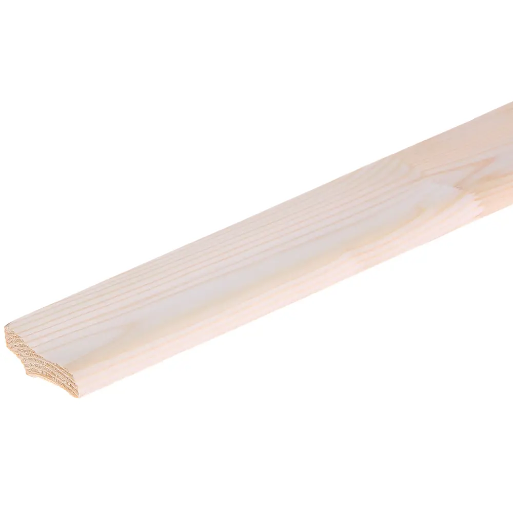 АРЕЛАН Евро-плинтус из массива сосны 50х2200 мм для элегантной отделки 81960906 STLM-0015478
