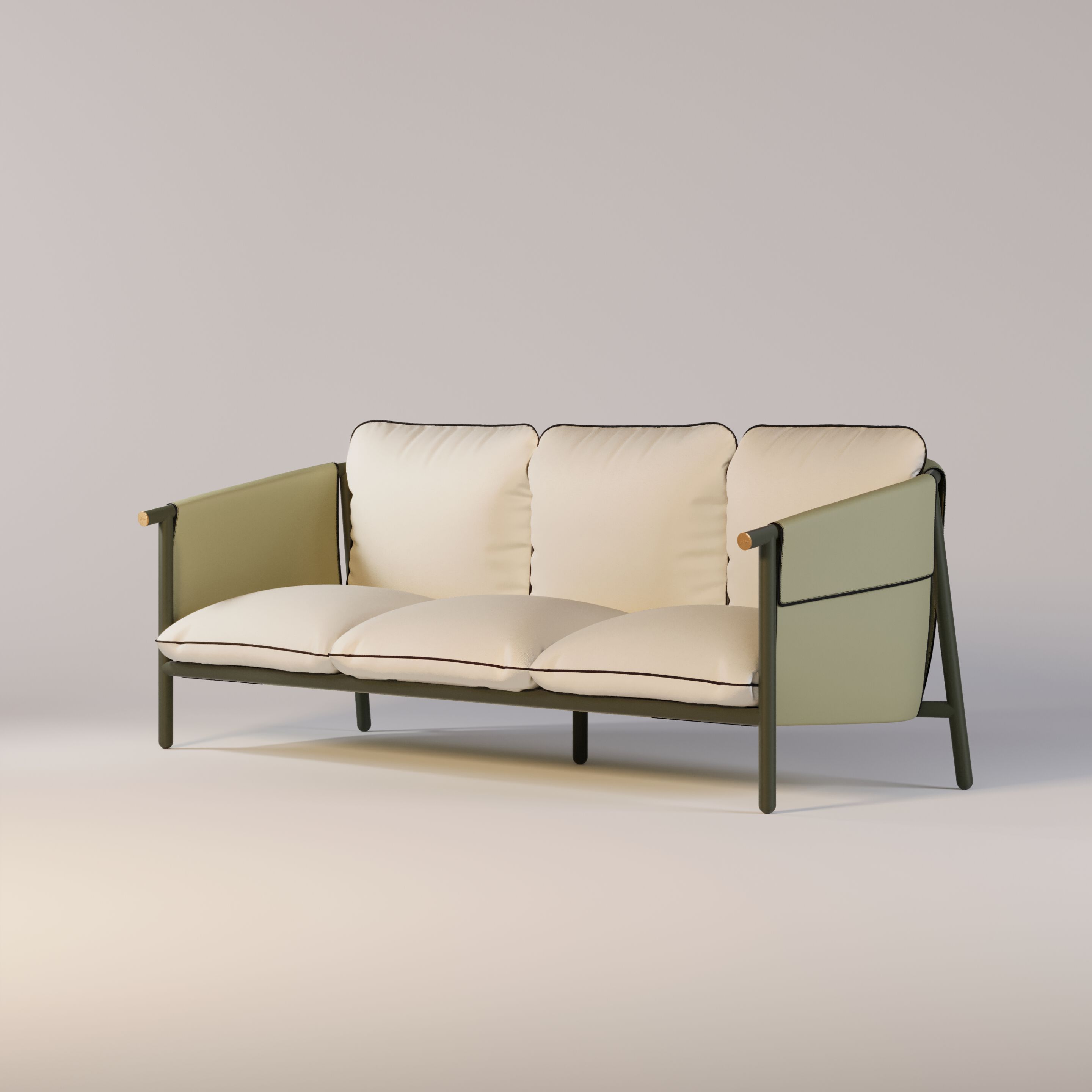 3-местный тканевый садовый диван Myface Селин ARCH-00066597 - Вид №4