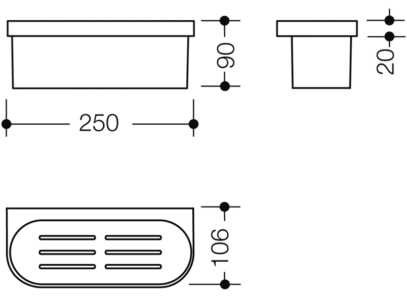 800.03.30091 корзина для душа HEWI System 800 K  - Вид №12