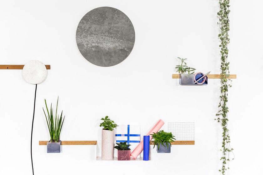 Atelier Belge Деревянная полка с металлическими контейнерами sun-id-1443567 - Вид №11