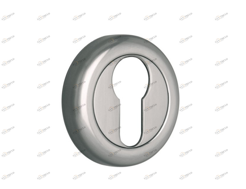 0EY060.000.62 Накладка с каплевидным вырезом европрофиля Сатин никель Mestre 