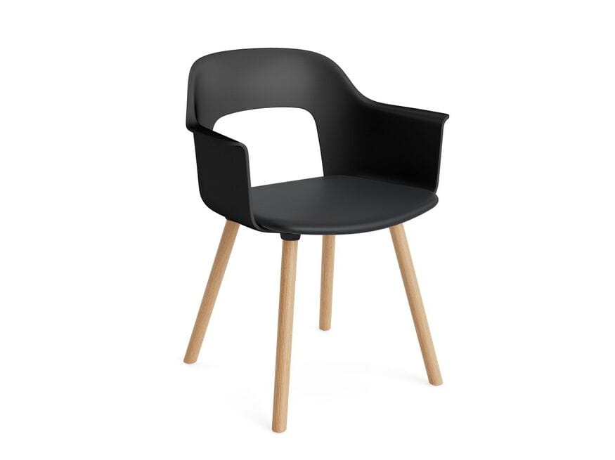 Стул с мягким сиденьем с подлокотниками Hay макет ARCH-00123440 - Вид №22