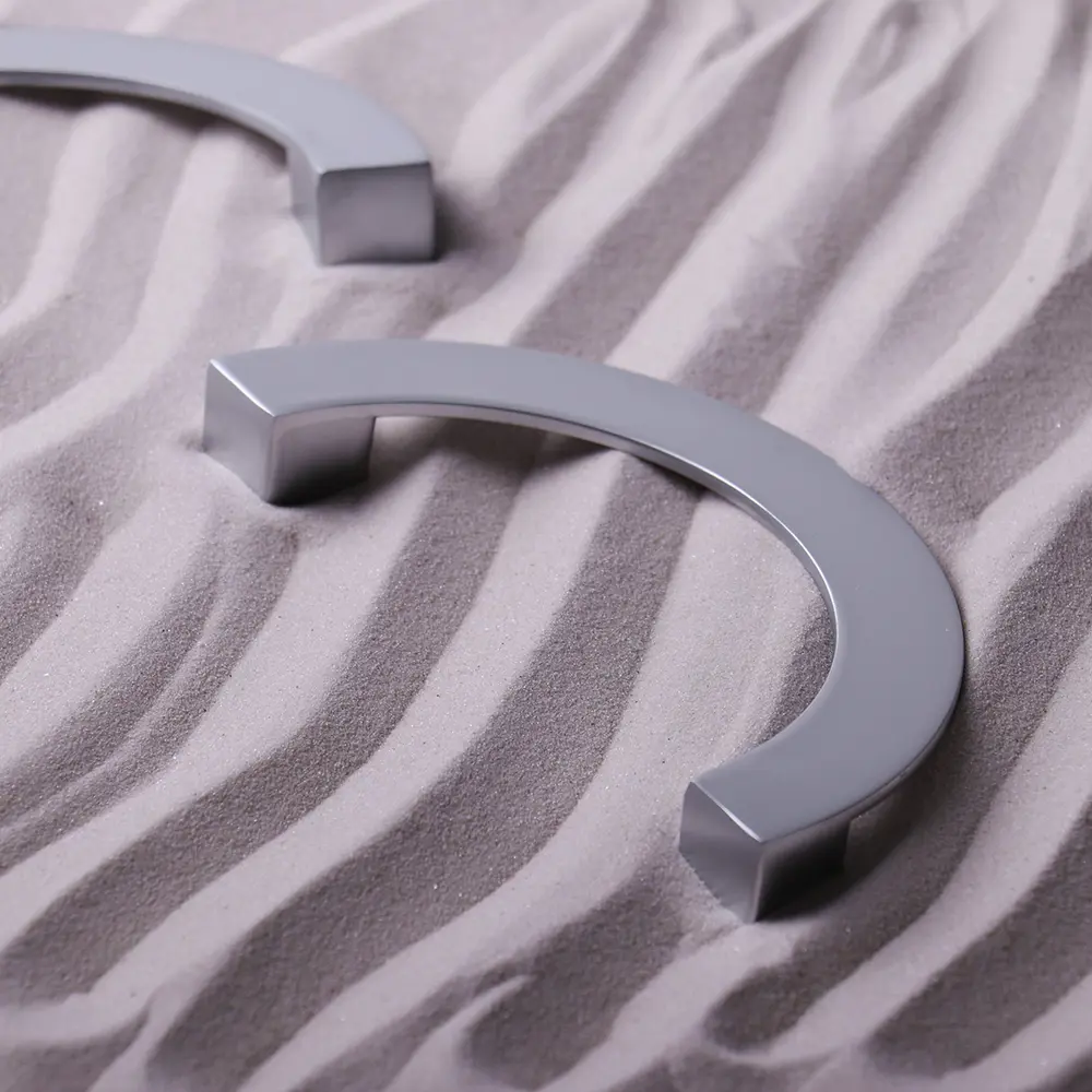 87378040 Ручка-скоба мебельная L4.033 128 мм цвет матовый хром STLM-1010537 LARVIJ  - Вид №5