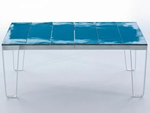 Gervasoni Прямоугольный садовый стол со столешницей из вулканического камня Gervasoni outdoor