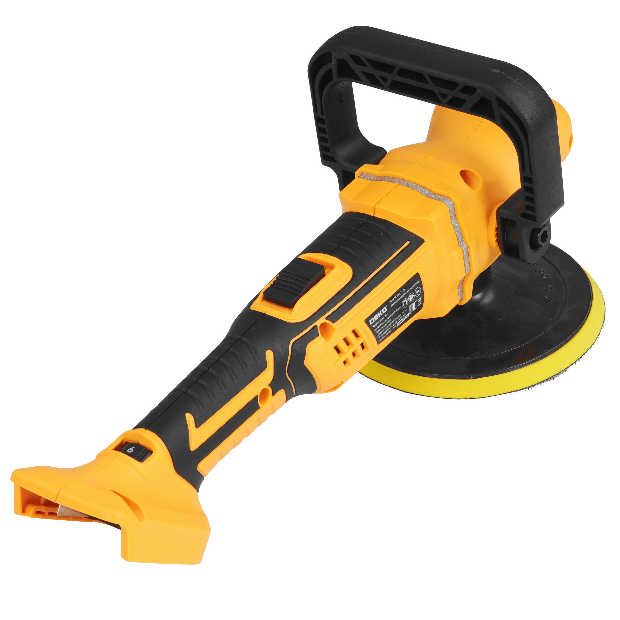 Полировальная машина DEKO DKCP20 Max   , Без ЗУ, Без АКБ 9254507 STDN-0115923 - Вид №1