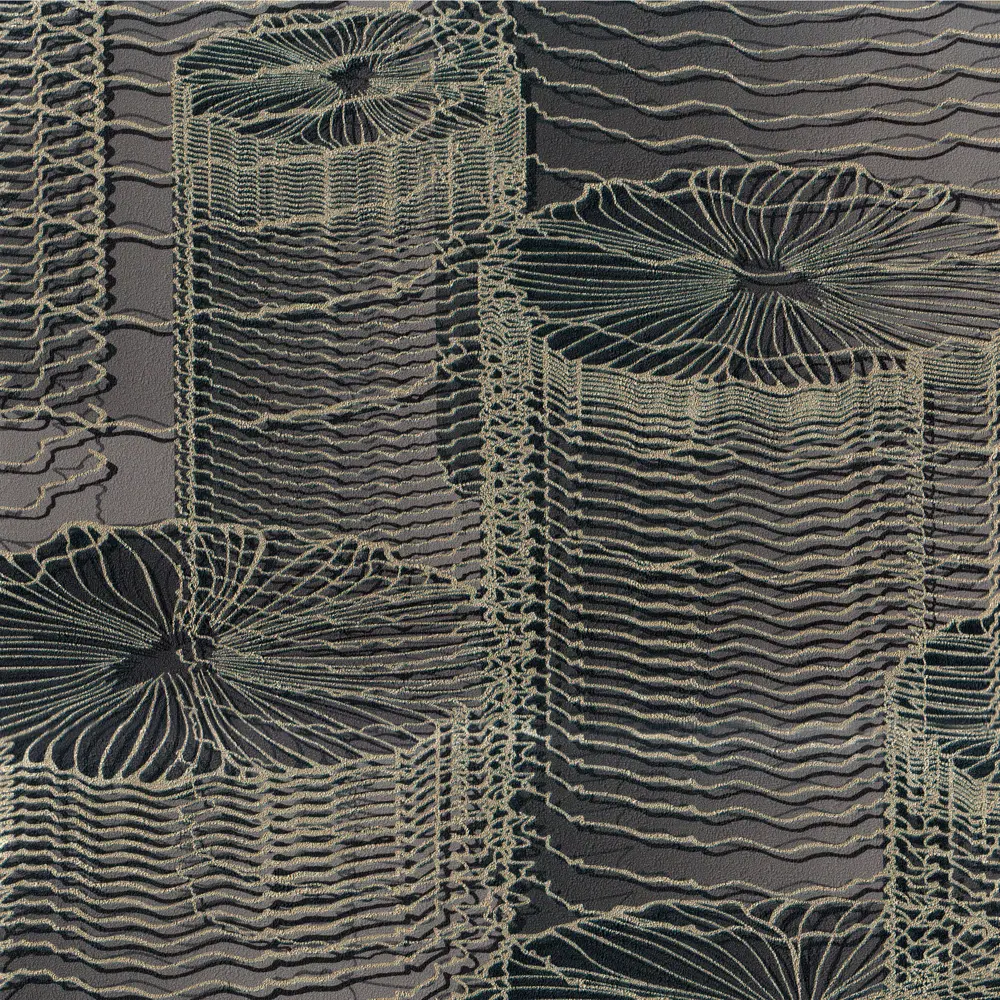 Обои флизелиновые черные Flow 1.06 м м OR8024-22 ORNAMY STLM-2061963 - Вид №1