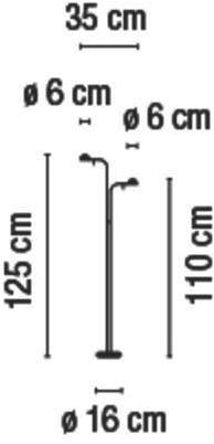 Vibia Светодиодный торшер Pin sun-id-1464248 - Вид №6
